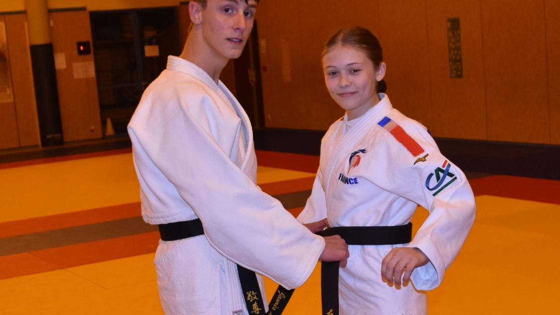 Ludmila Jaures 15 ans et deja ceinture noire de judo a Athies sous Laon